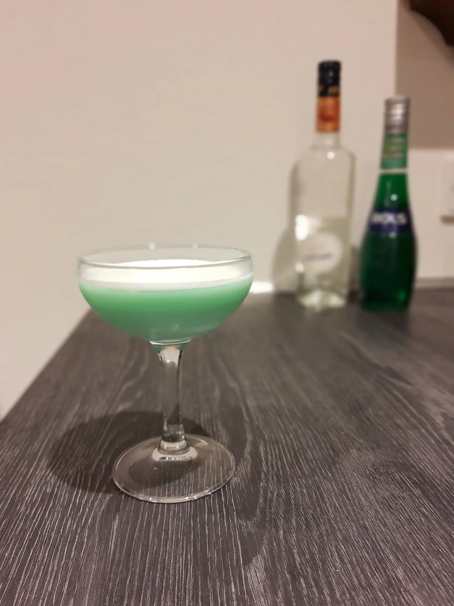 Grasshopper cocktail i martiniglas
